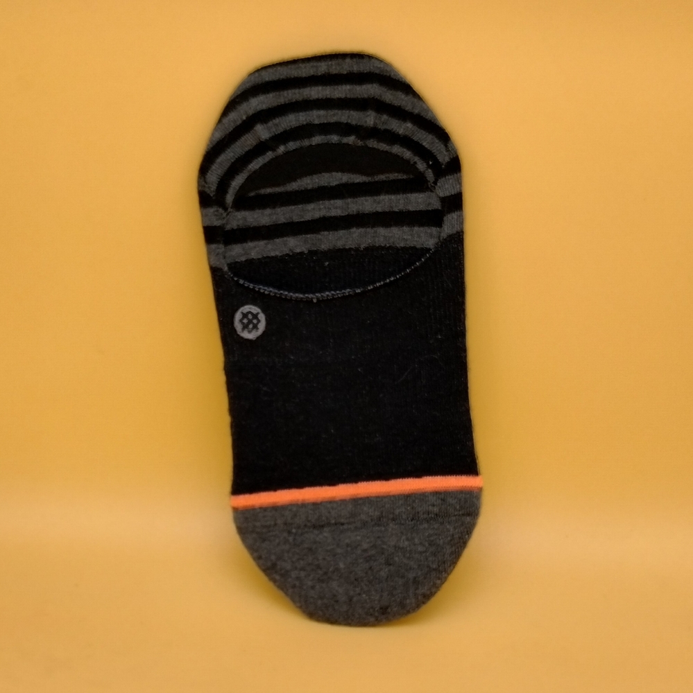 Stance No-Show Socks Med Black/Gray